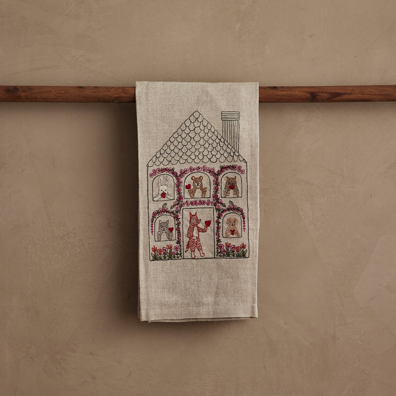 Home is Where the Heart is Tea Towel