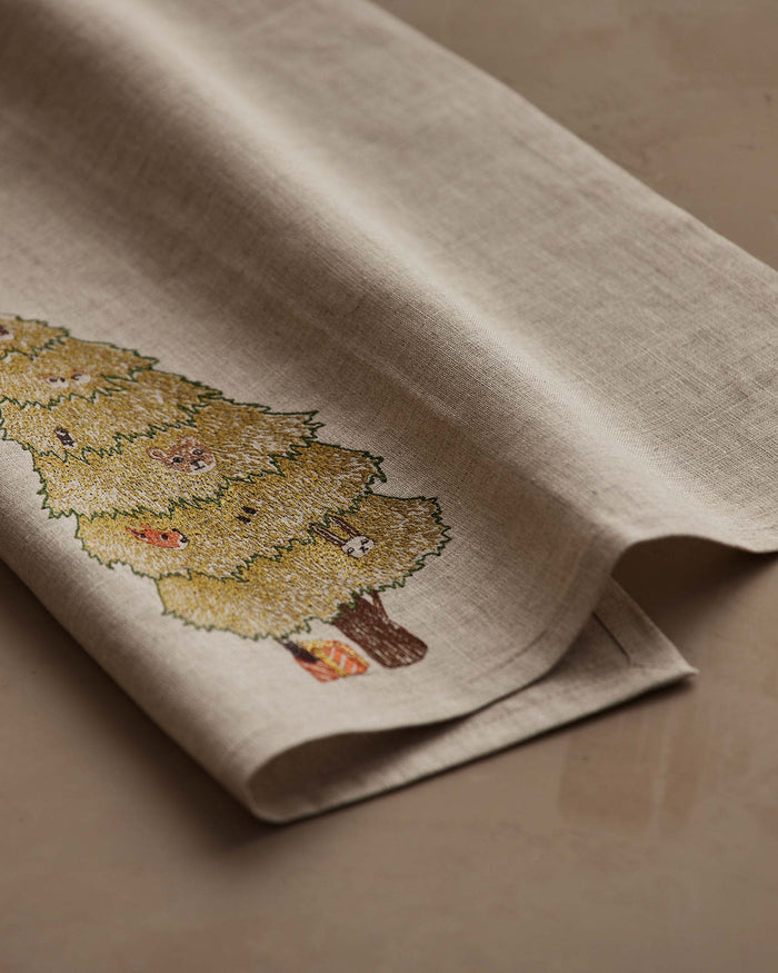 Peek a Tree Tea Towel