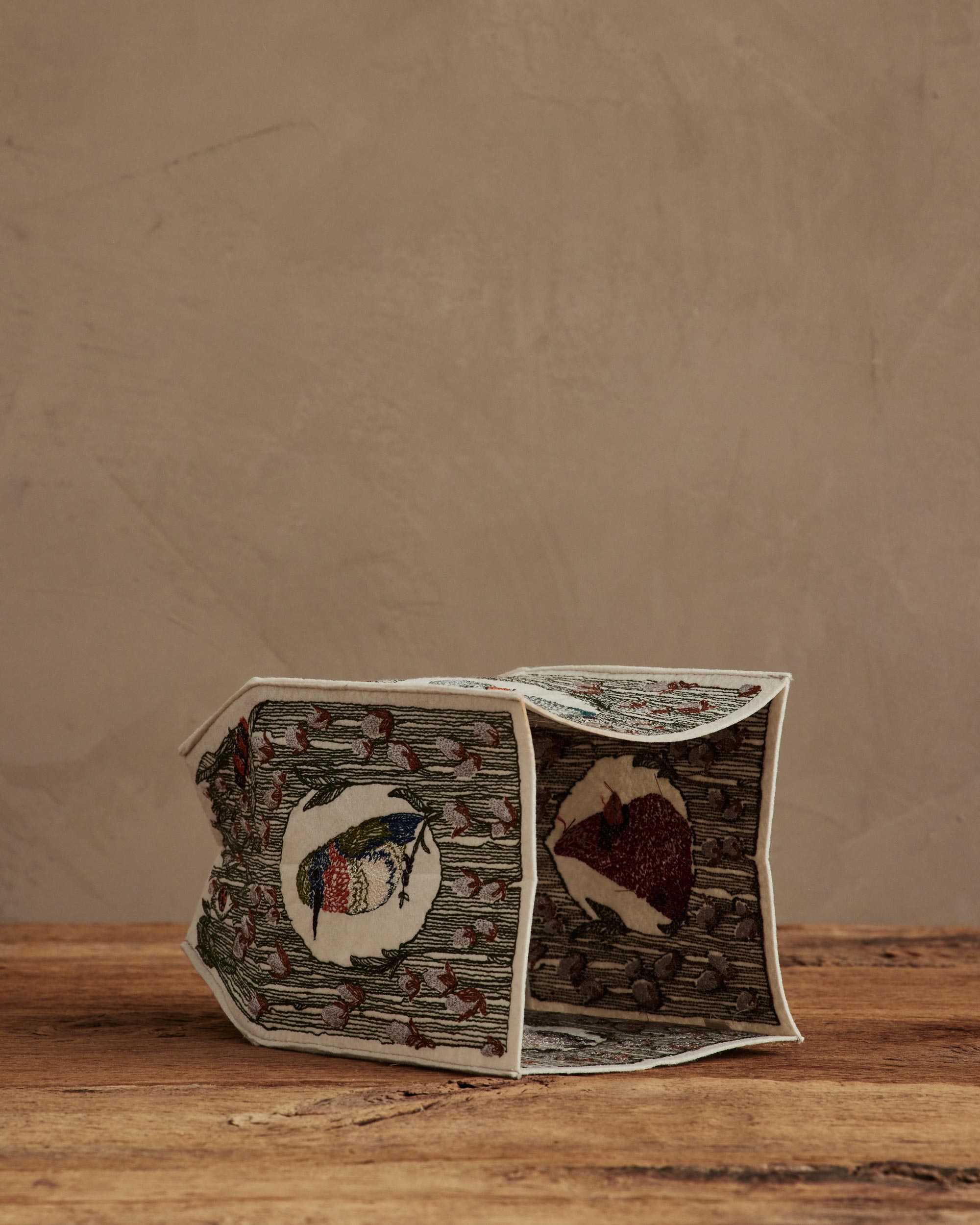 Birdhouse Tissue Box Cover | Coral & Tusk