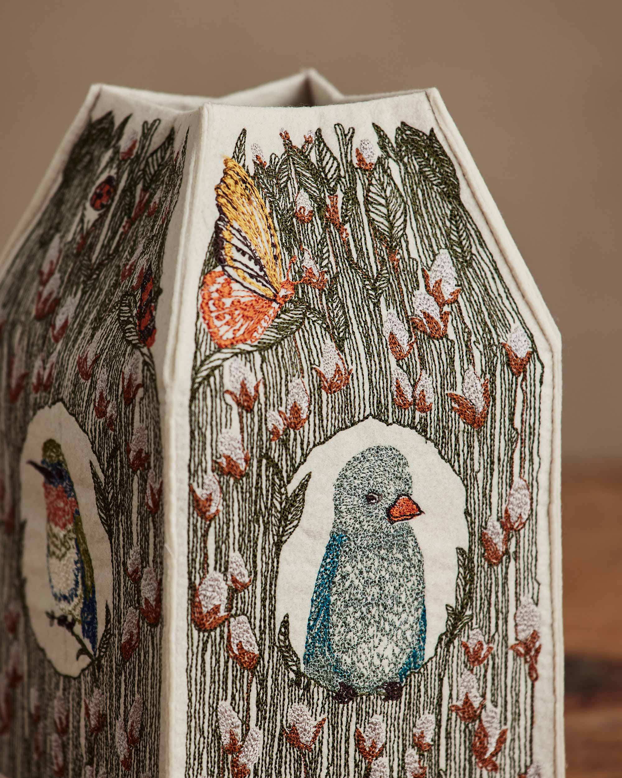 Birdhouse Tissue Box Cover | Coral & Tusk