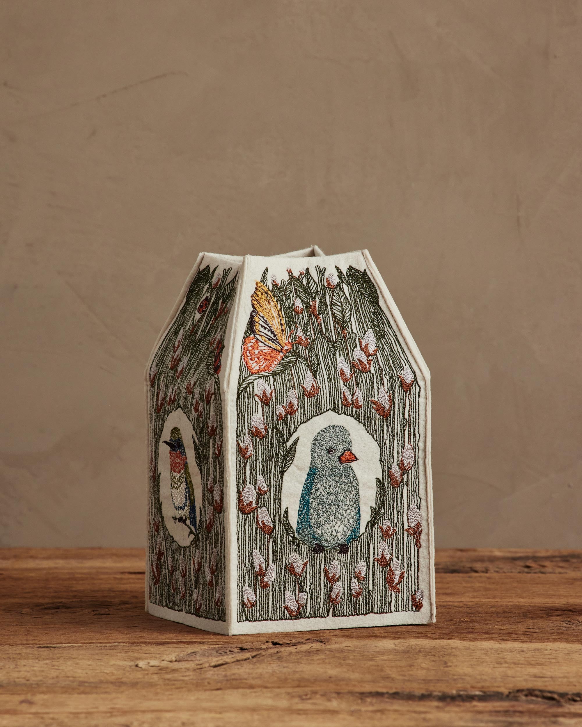 Birdhouse Tissue Box Cover