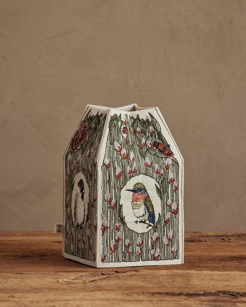 Birdhouse Tissue Box Cover