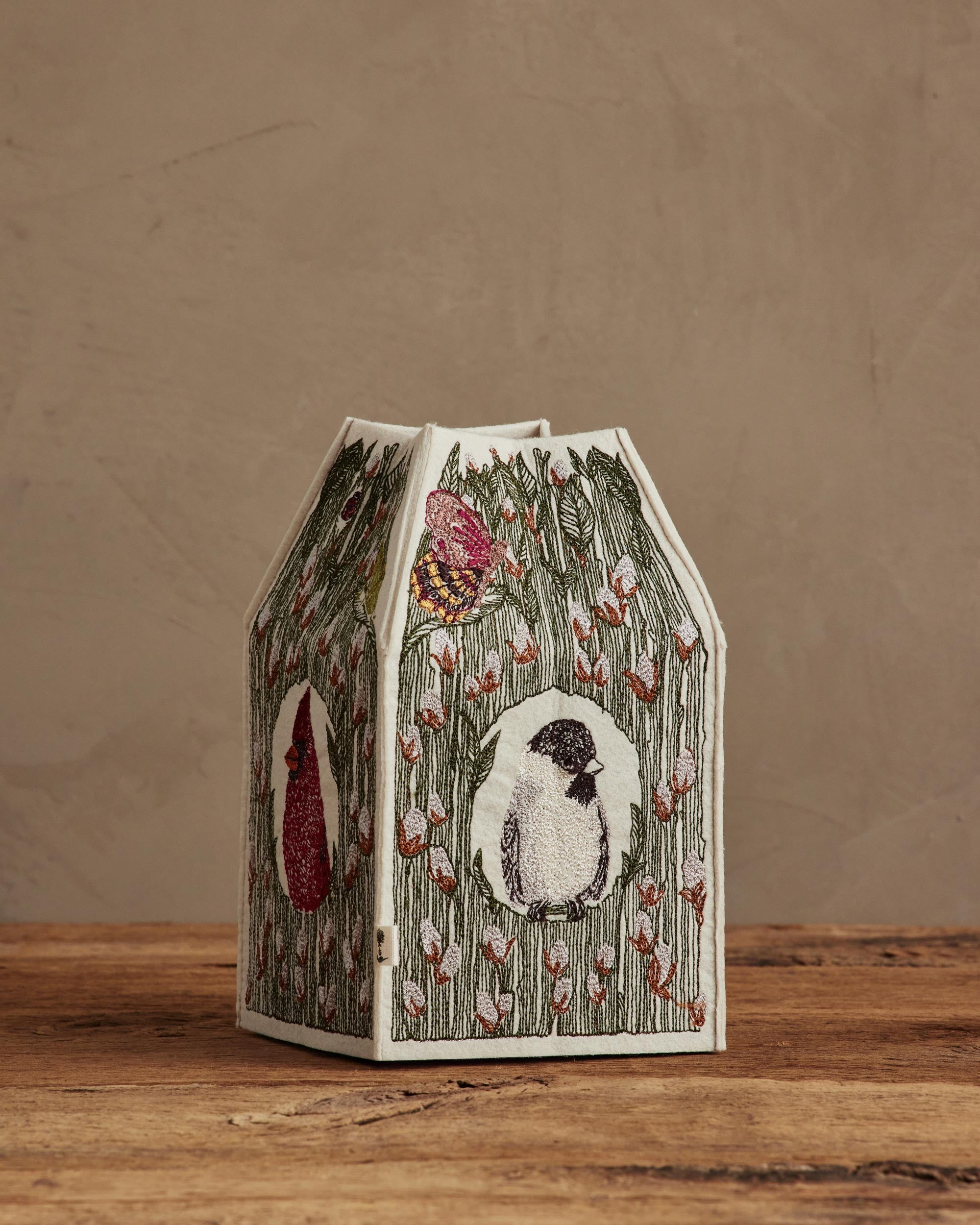 Birdhouse Tissue Box Cover
