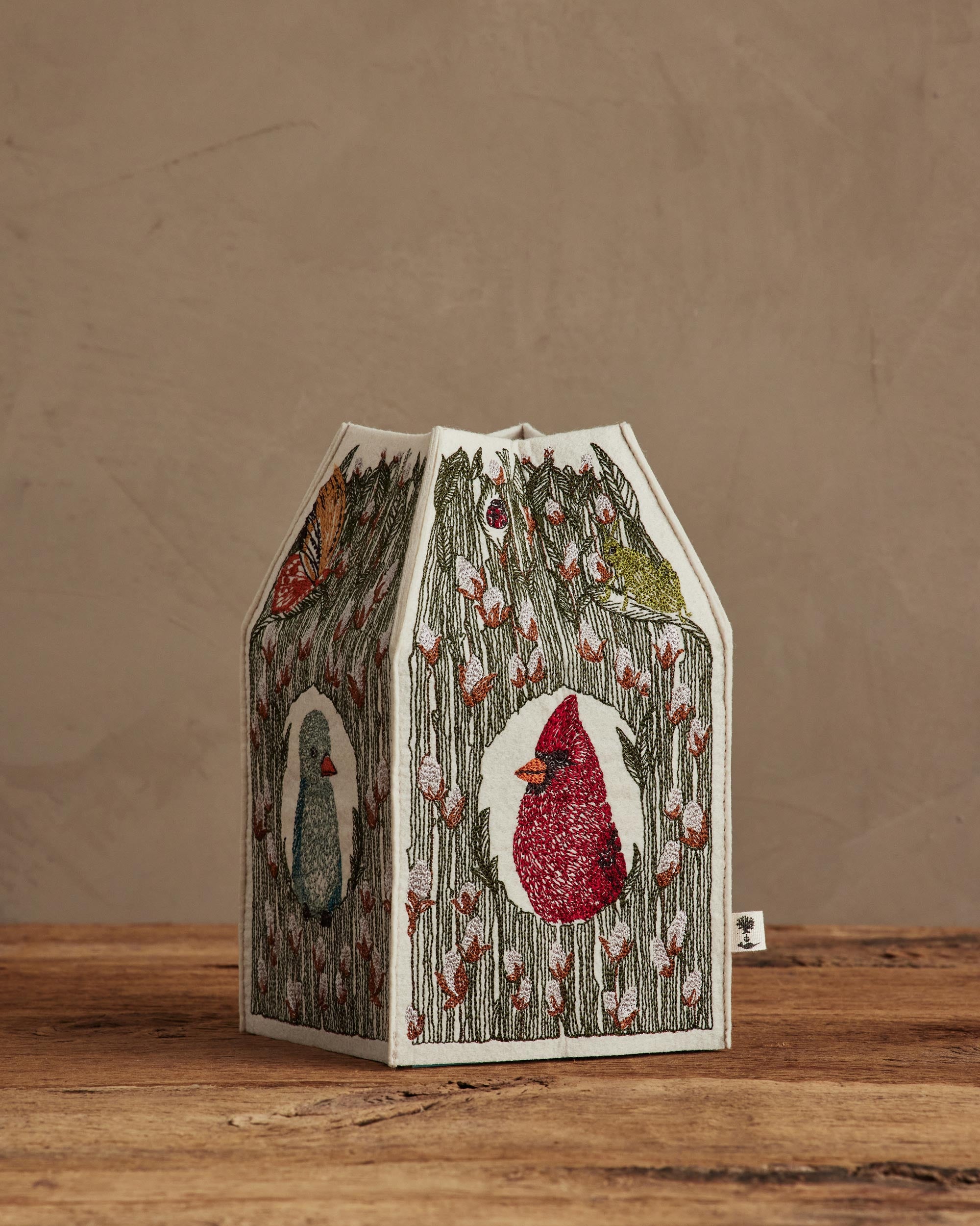 Birdhouse Tissue Box Cover