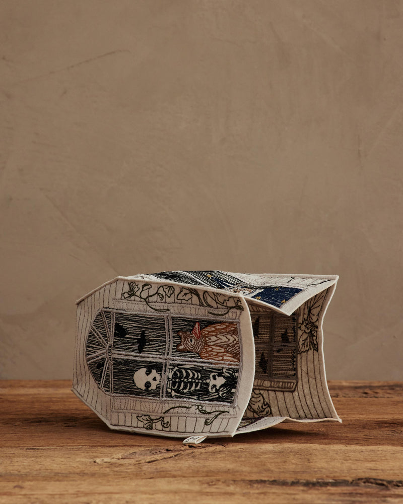 Haunted House Tissue Box Cover