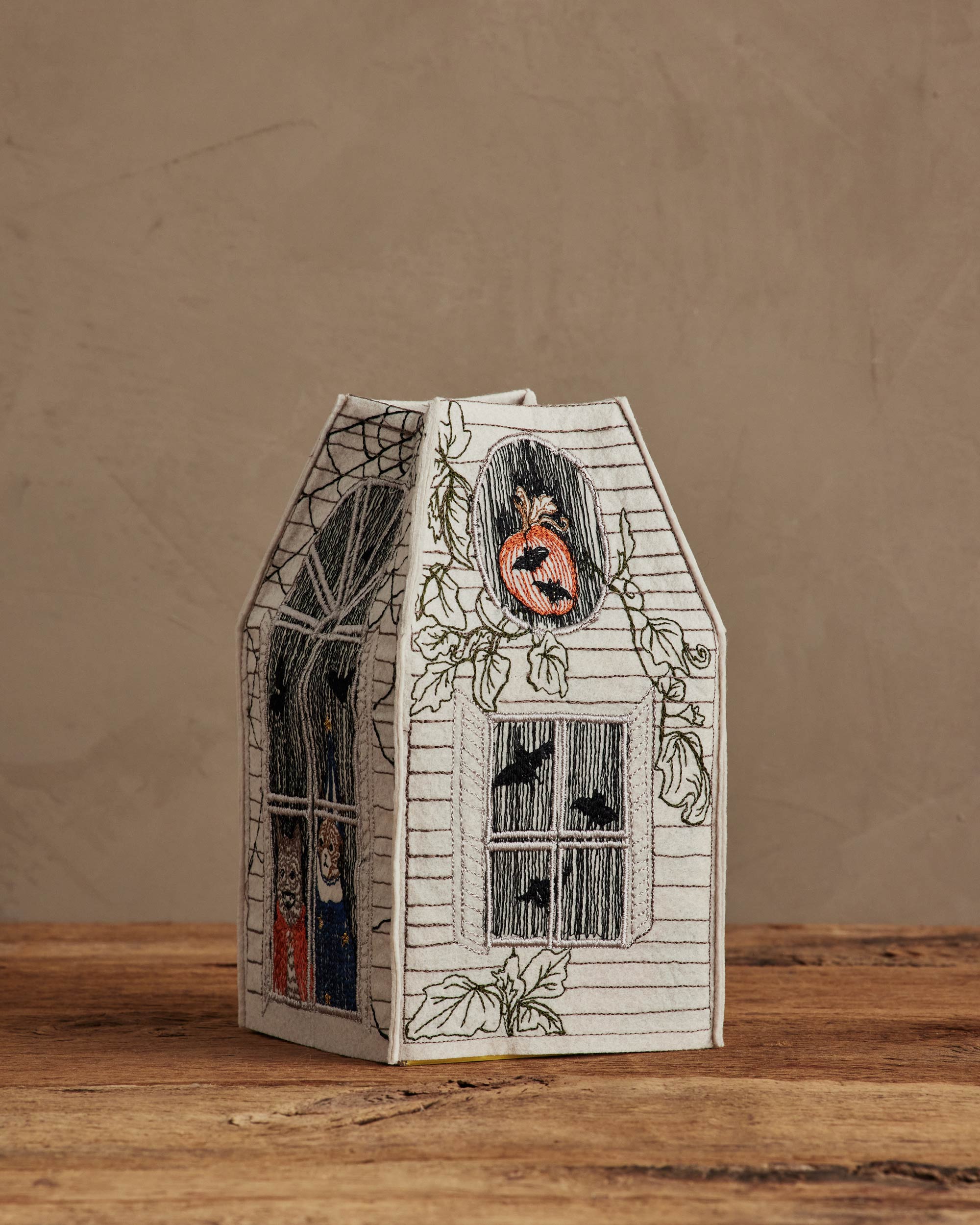Haunted House Tissue Box Cover