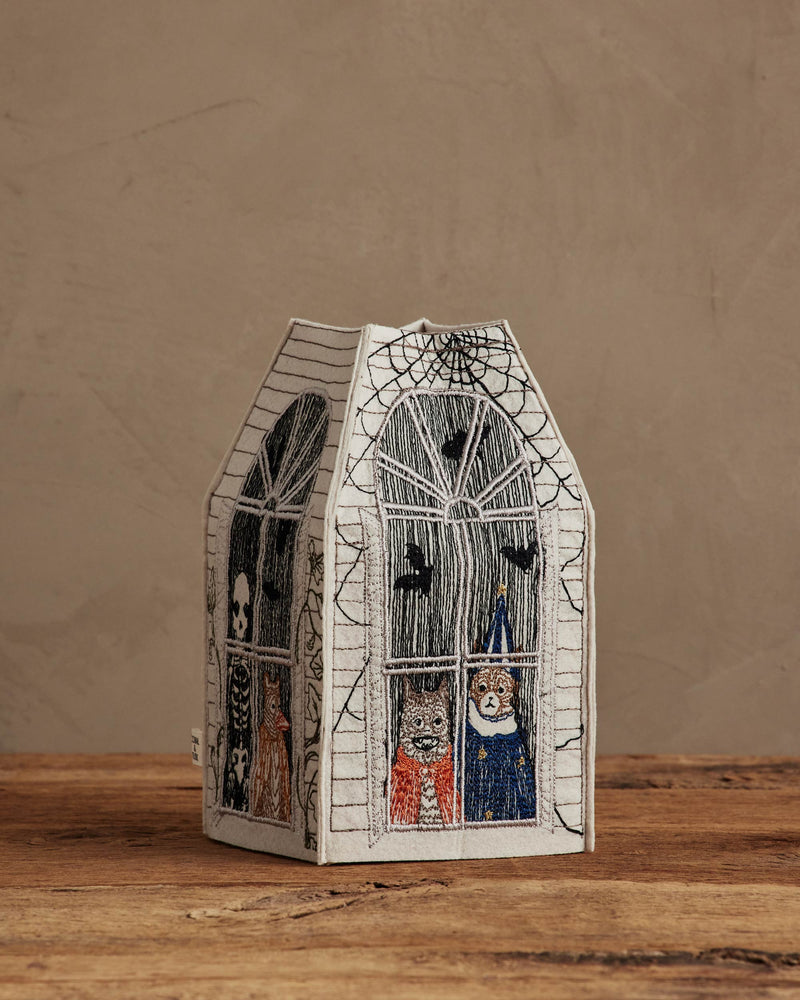Haunted House Tissue Box Cover