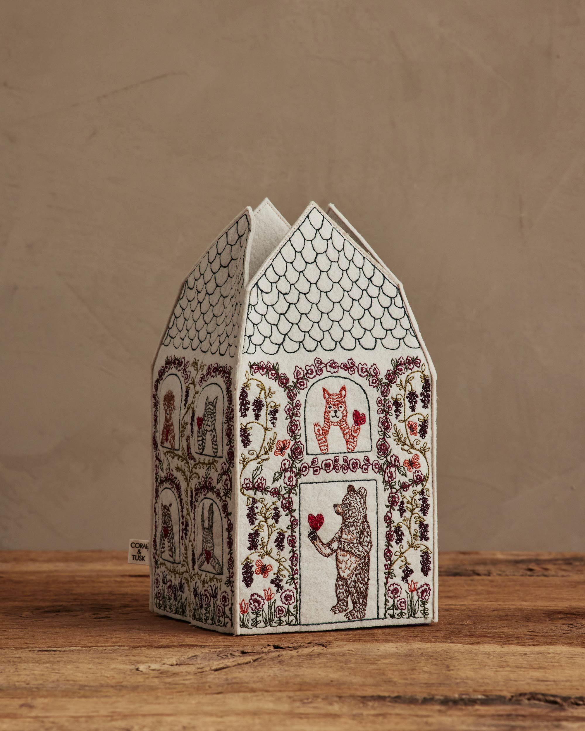Home is Where the Heart is Tissue Box Cover | Coral & Tusk