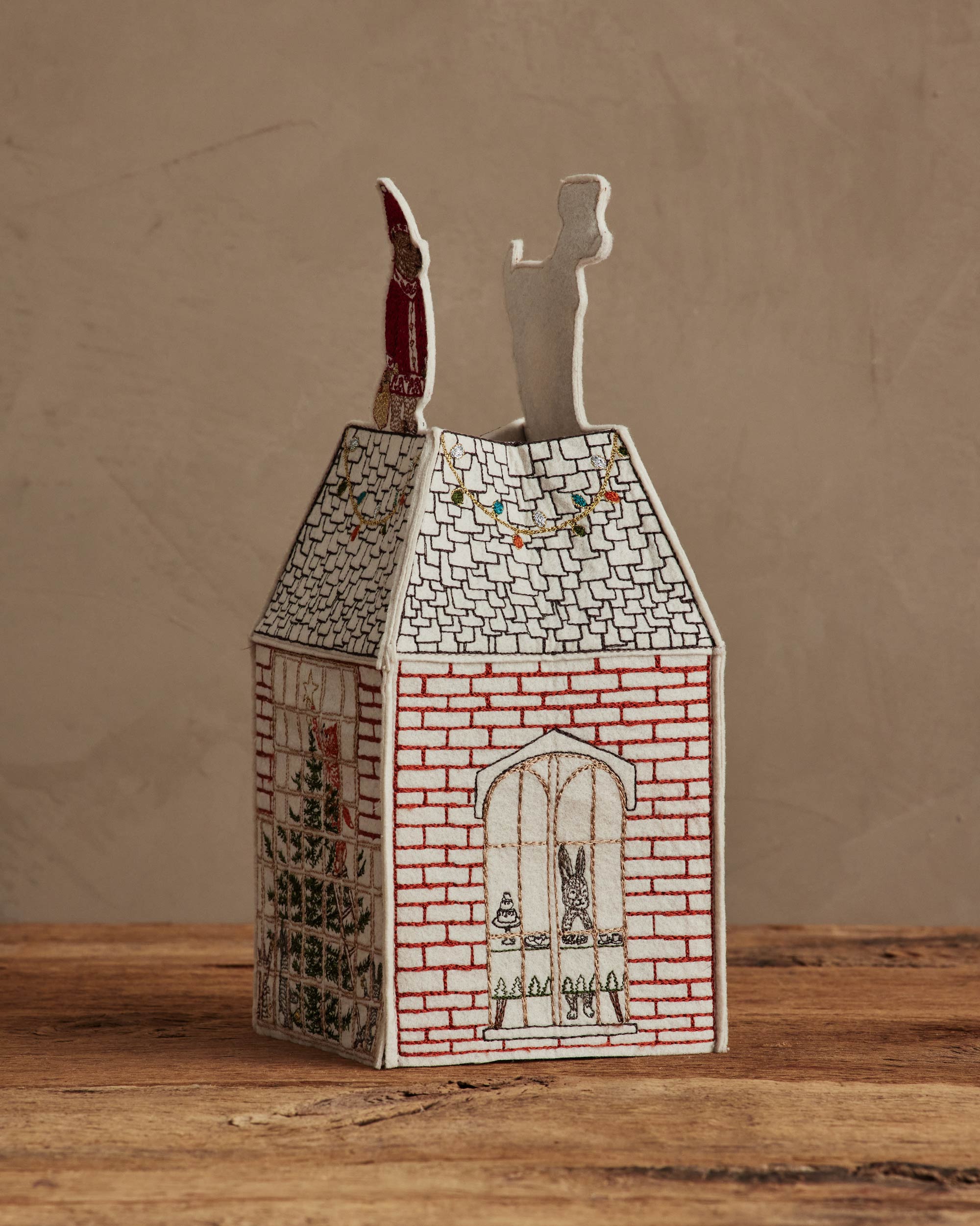 Home for the Holidays Tissue Box Cover | Coral & Tusk