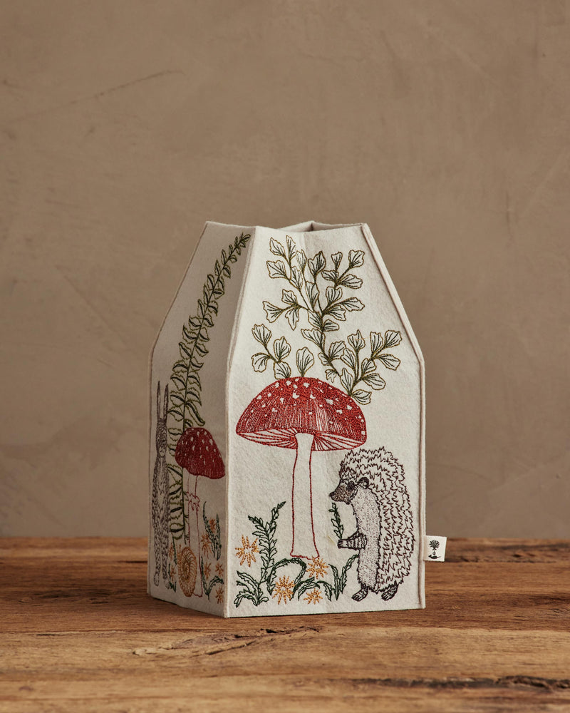 Coral&Tusk ティッシュボックスカバー 新品 きのことシダ Mushrooms and Ferns Tissue Box Cover | Coral & Tusk
