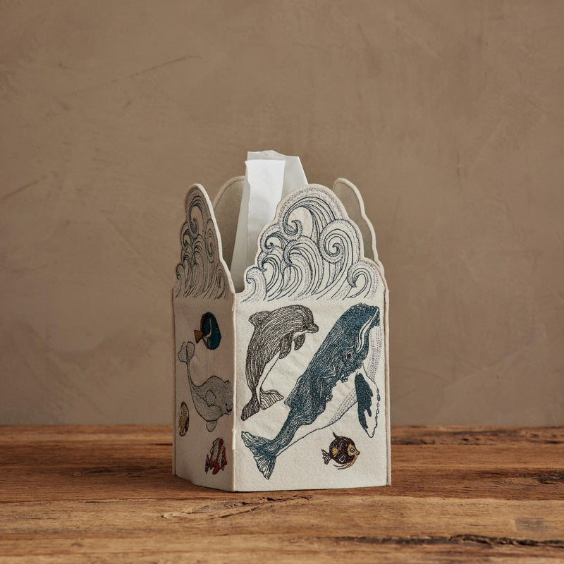 Coral & Tusk ティッシュボックスカバー Under the Sea Swim Team Tissue Box Cover | Coral & Tusk