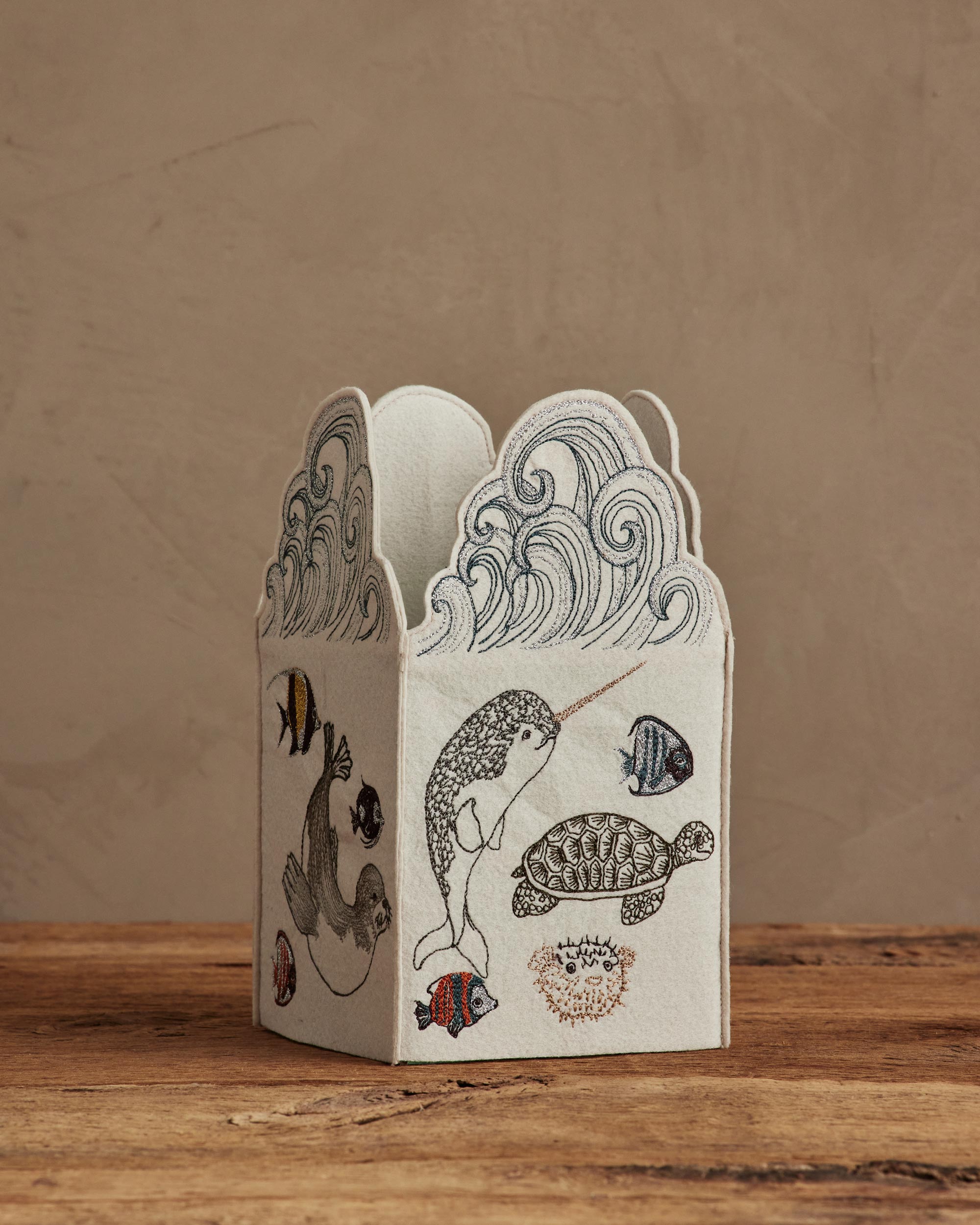 Swim Team Tissue Box Cover | Coral & Tusk