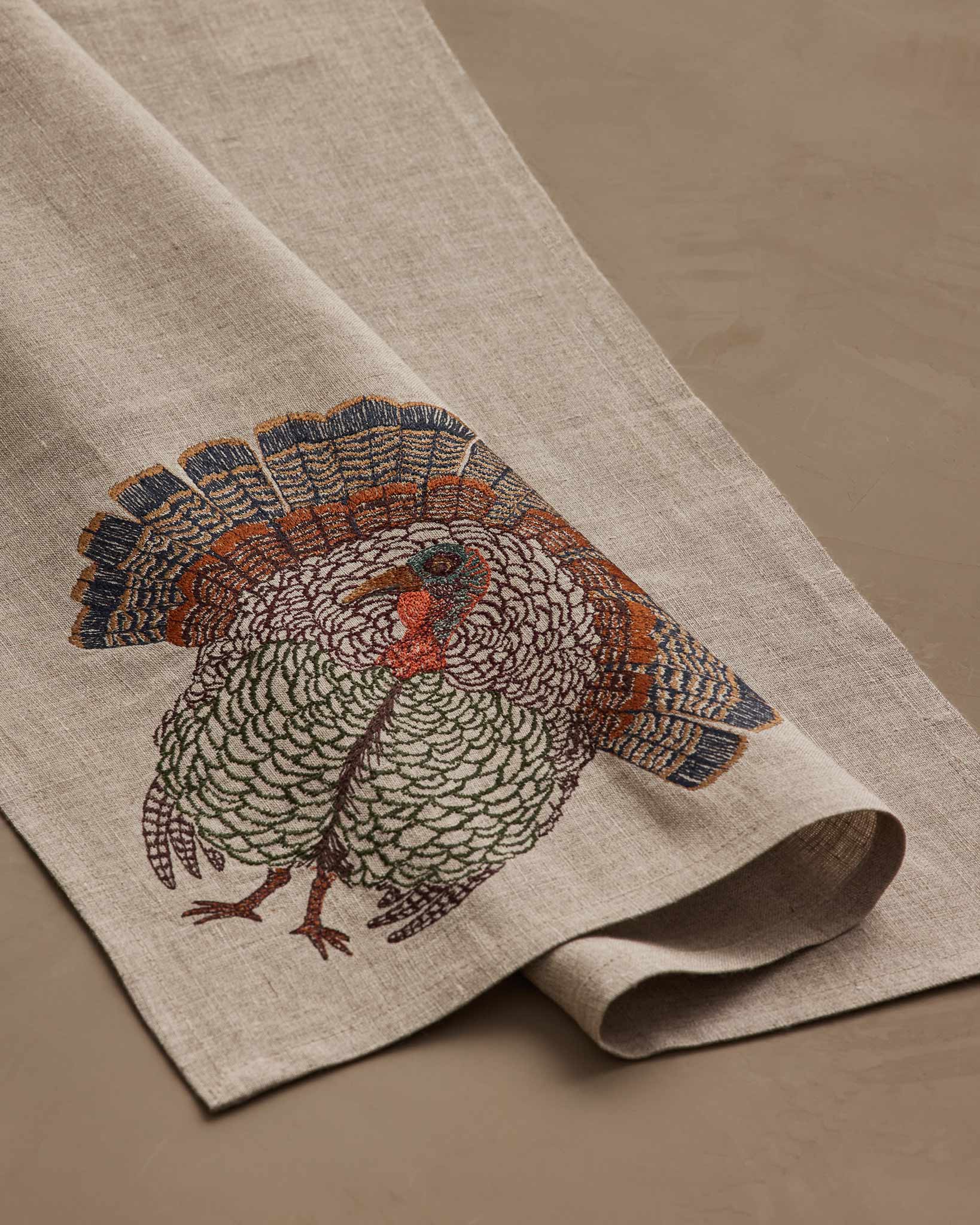 Wild Turkey Dinner Napkin | Coral & Tusk