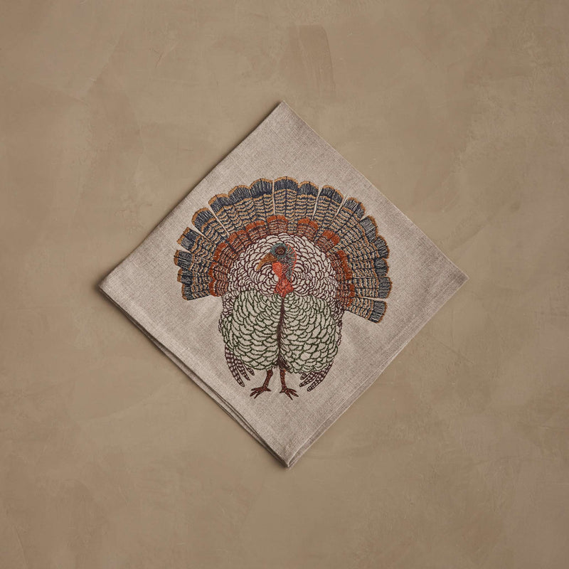 Wild Turkey Dinner Napkin