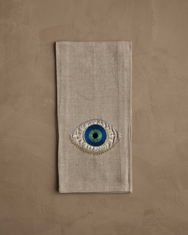 Evil Eye Tea Towel | Coral & Tusk