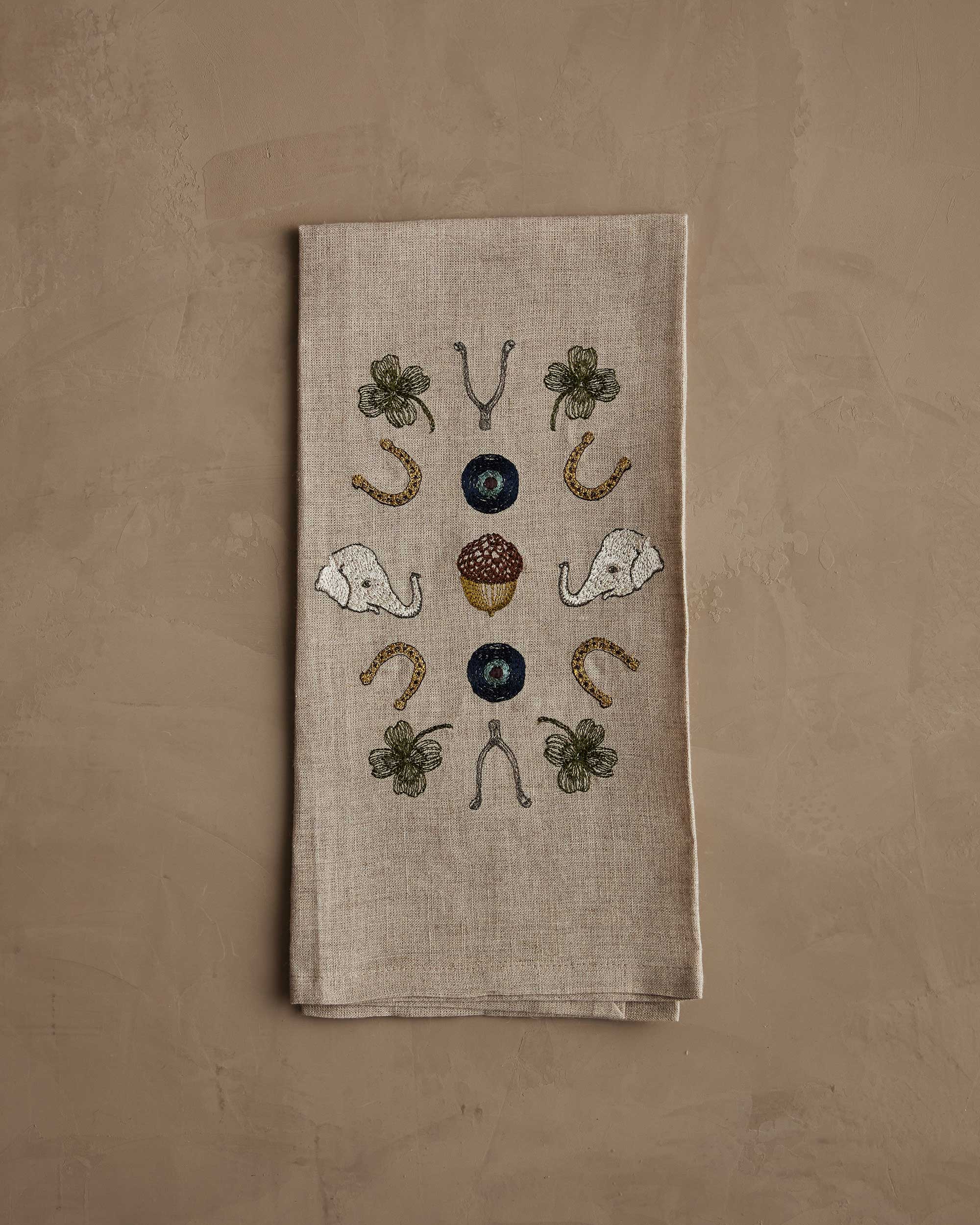 Good Luck Tea Towel | Coral & Tusk