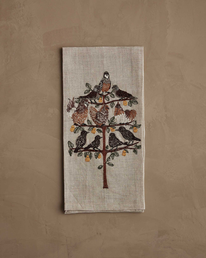 Partridge in a Pear Tree Tea Towel