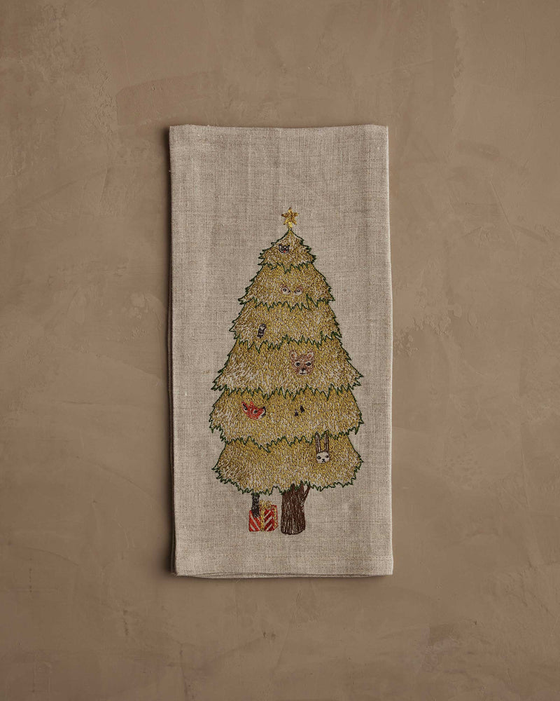 Peek a Tree Tea Towel