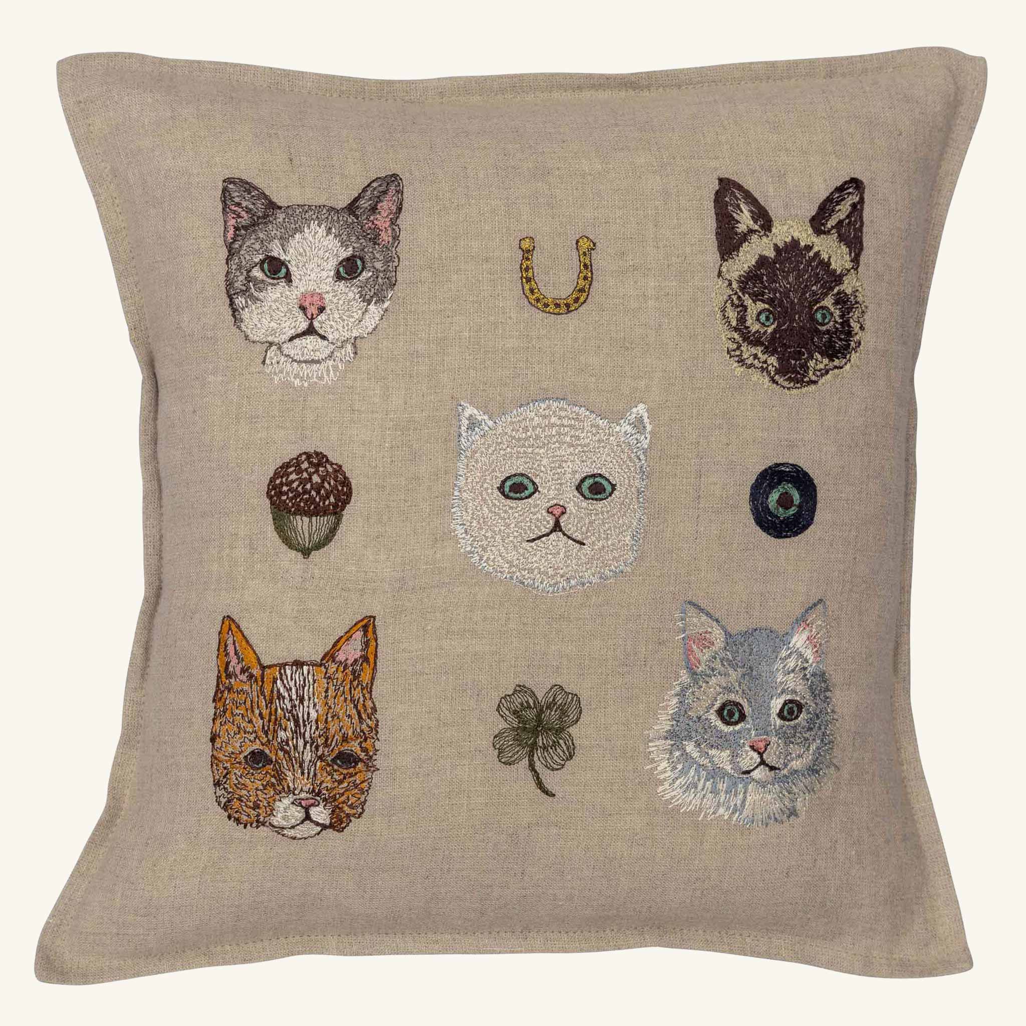 Charming Cats Pillow | Coral & Tusk