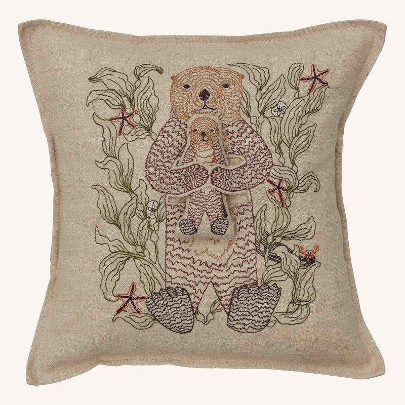 Otter Mama Pocket Pillow