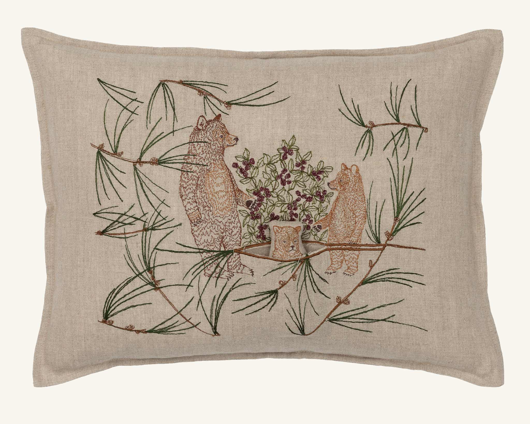 Briar Bears Pocket Pillow