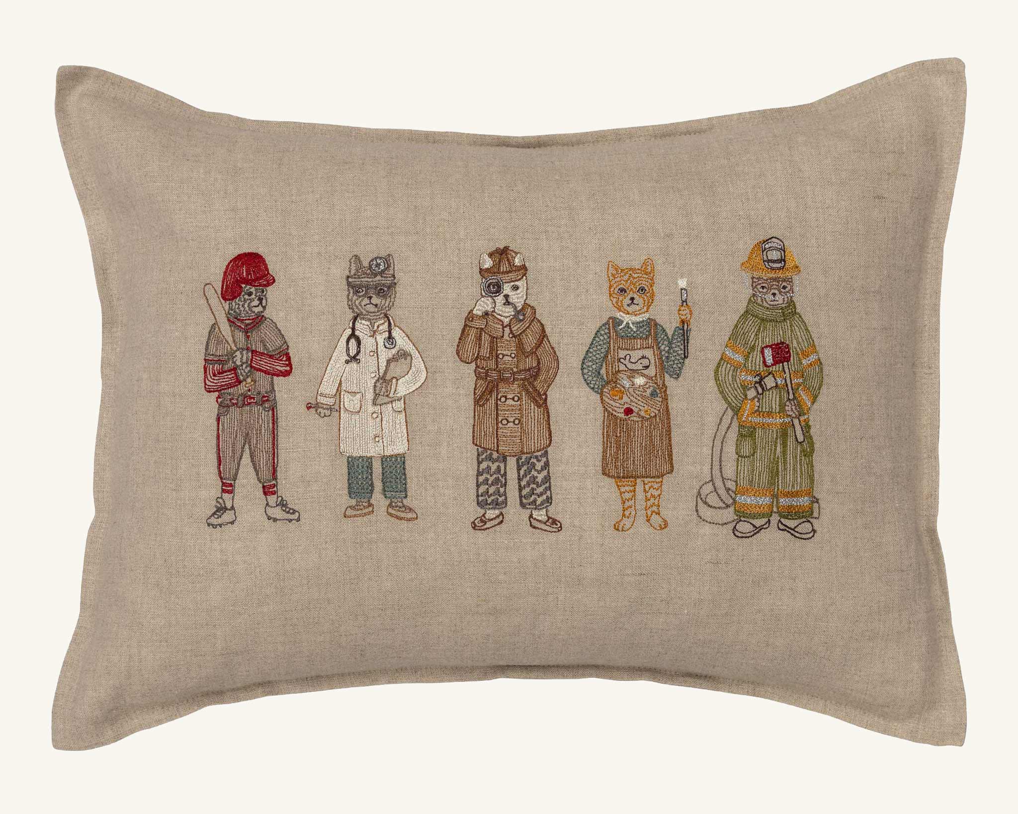 Career Cats Pillow | Coral & Tusk