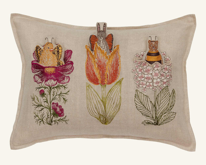 Flower Friends Pocket Pillow