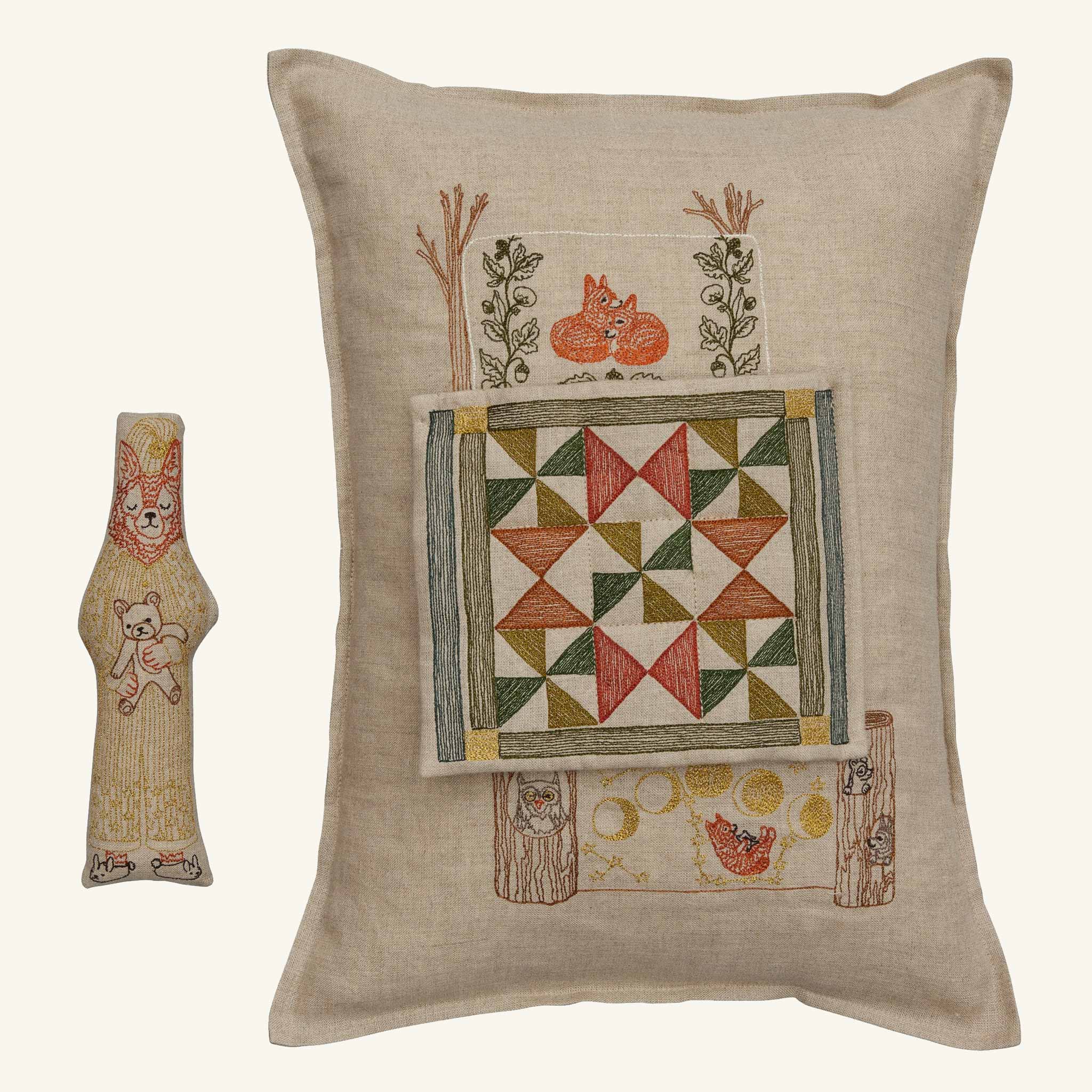 Goodnight Fox Pocket Pillow