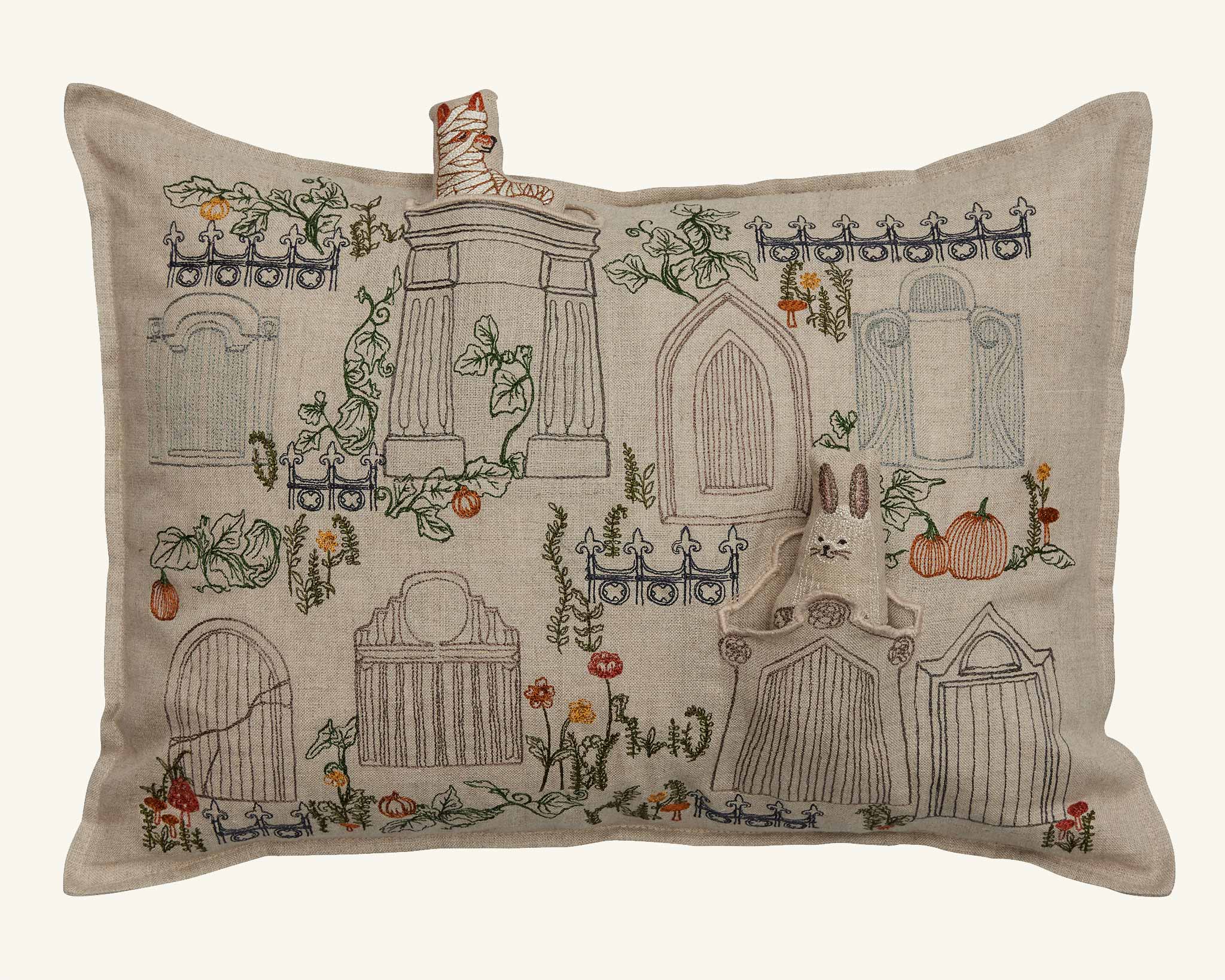 Graveyard Pocket Pillow