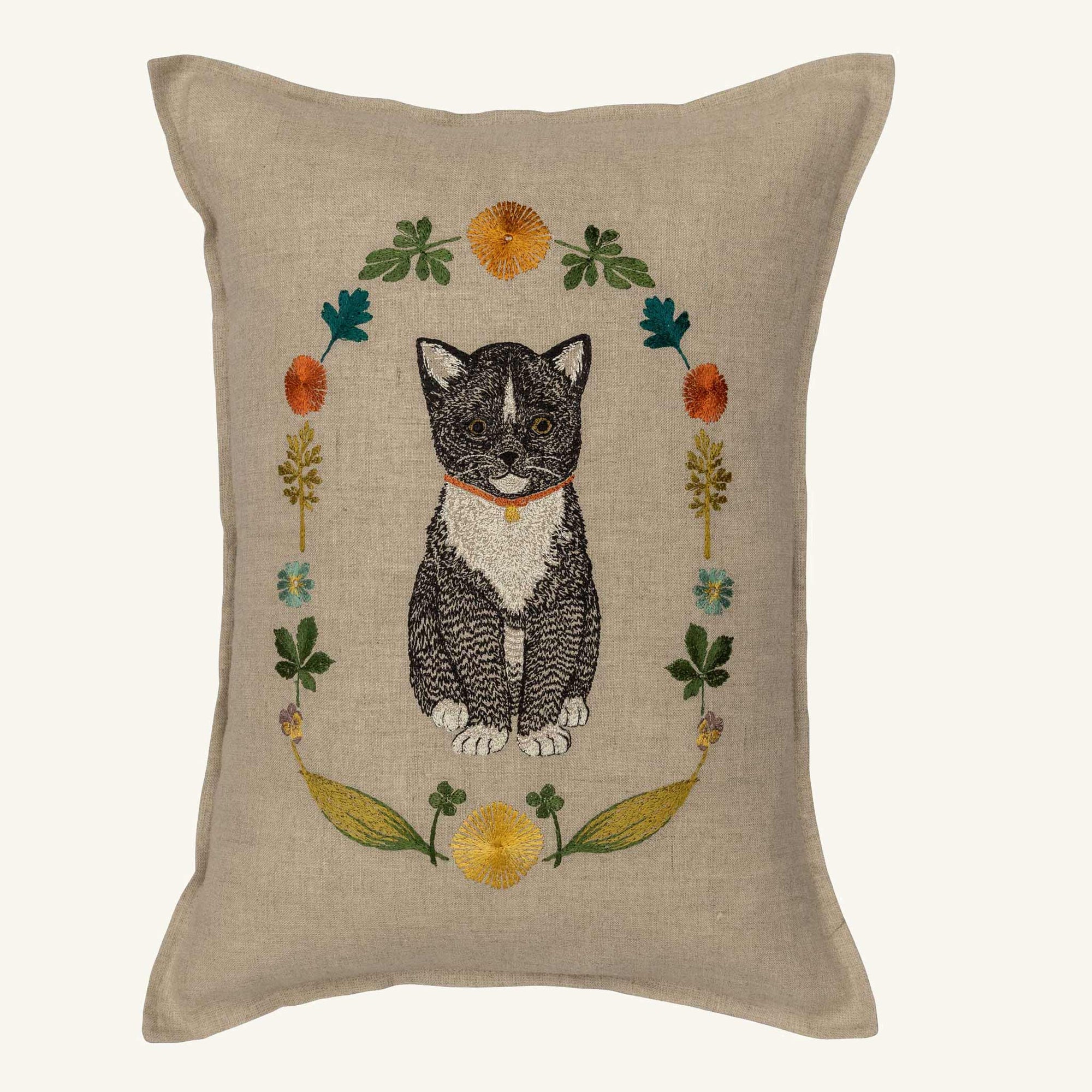 Kitten Cameo Pillow