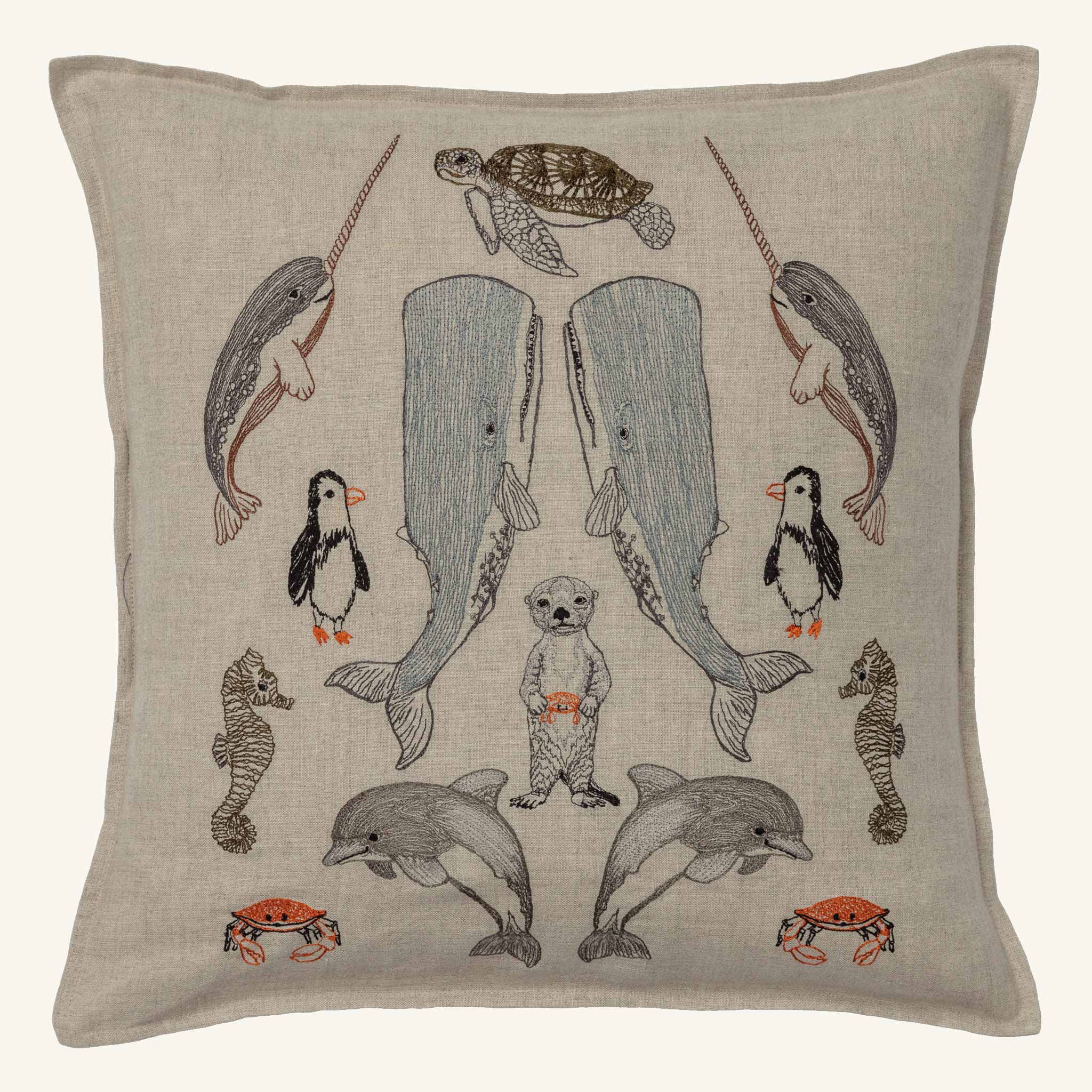 Sea Friends Pillow | Coral & Tusk