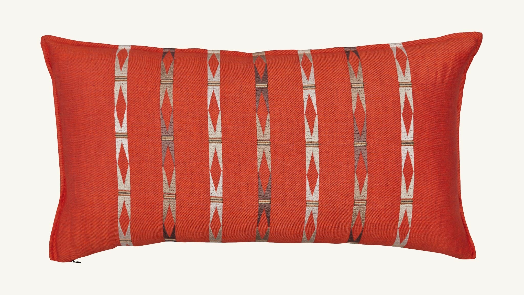 Laramie Stripe Vermilion Pillow