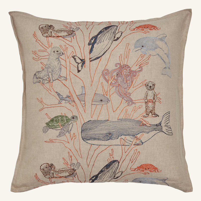 Coral Forest Pillow | Coral & Tusk