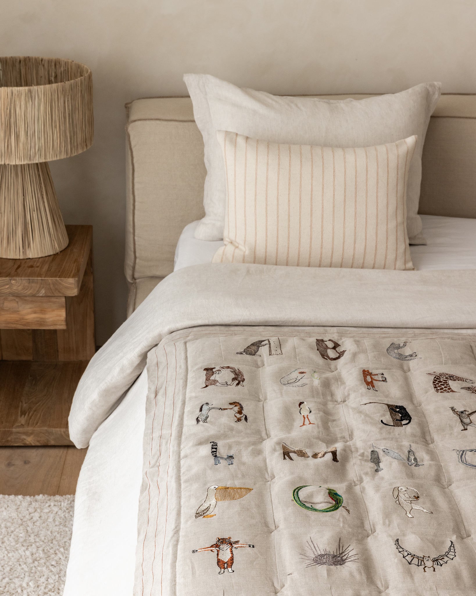 Alphabet Quilt | Coral & Tusk