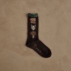 Coral & Tusk x Antipast Cats and Dogs Brown Socks