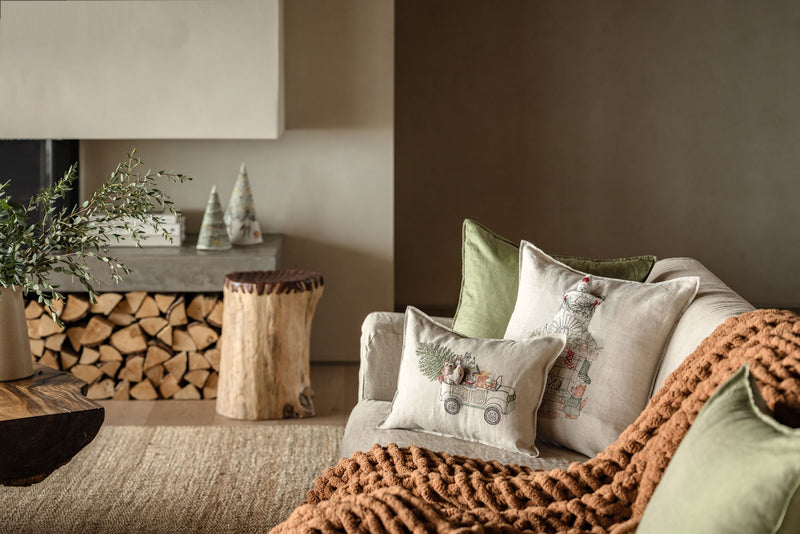 Christmas Tree Car Pocket Pillow