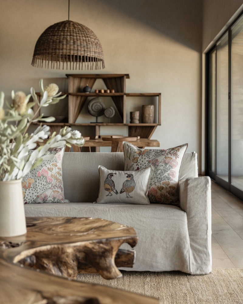 Desert Quail Love Pillow