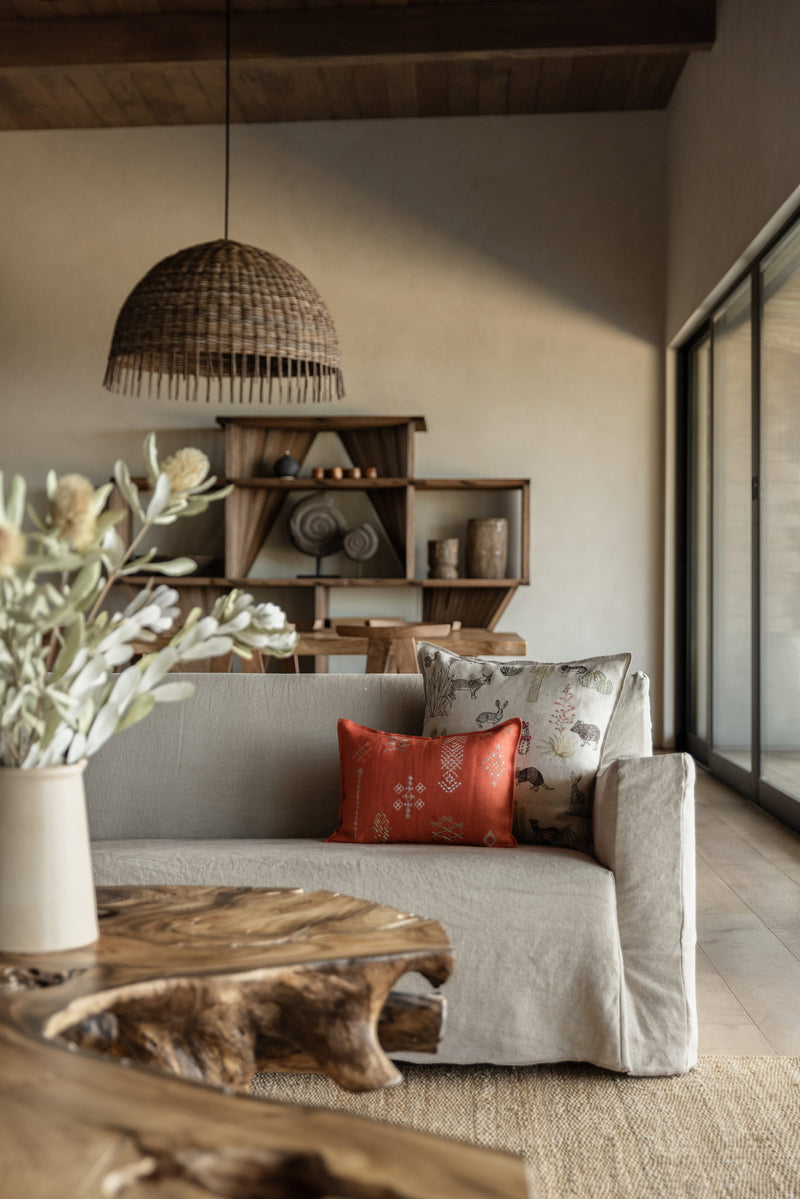 Tumbleweed Vermilion Pillow