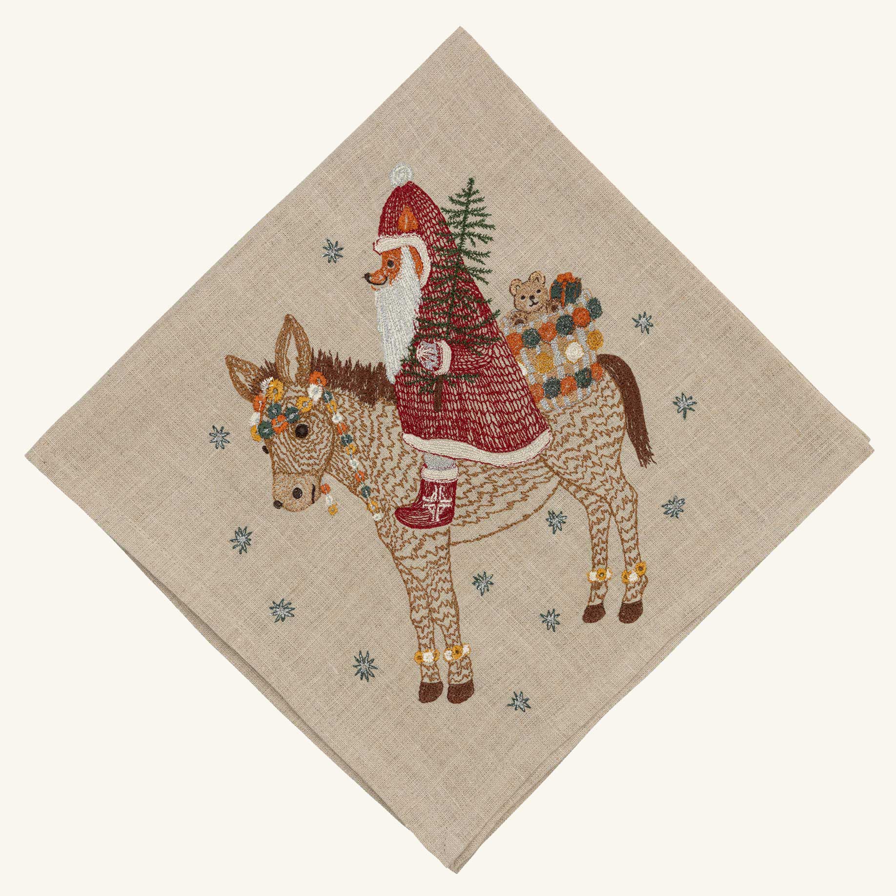 Seconds Sale Christmas Donkey Dinner Napkin #1