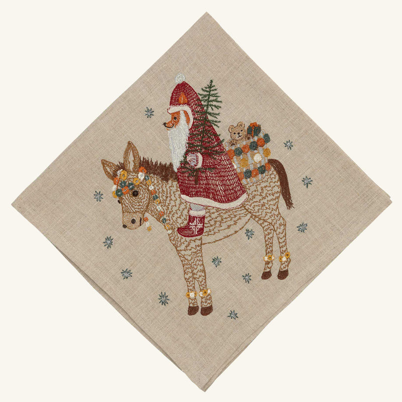 Seconds Sale Christmas Donkey Dinner Napkin #1