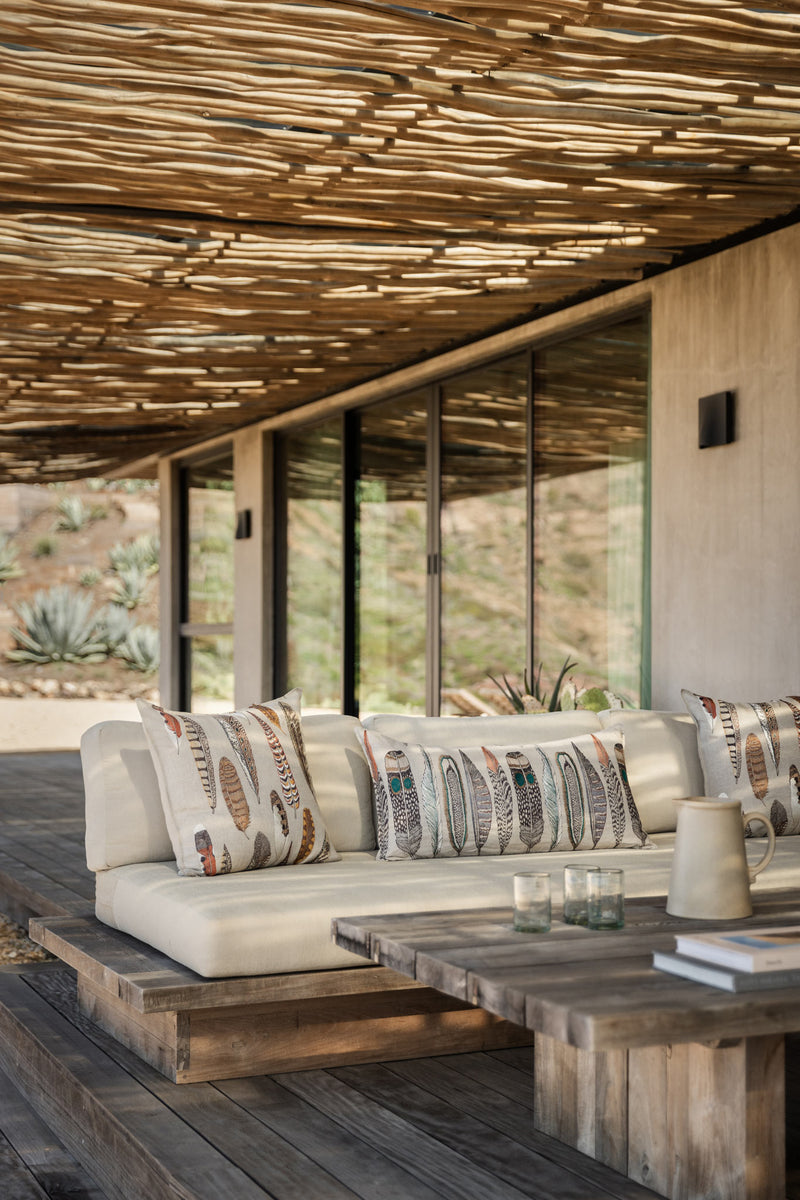 Falling Feathers Pillow