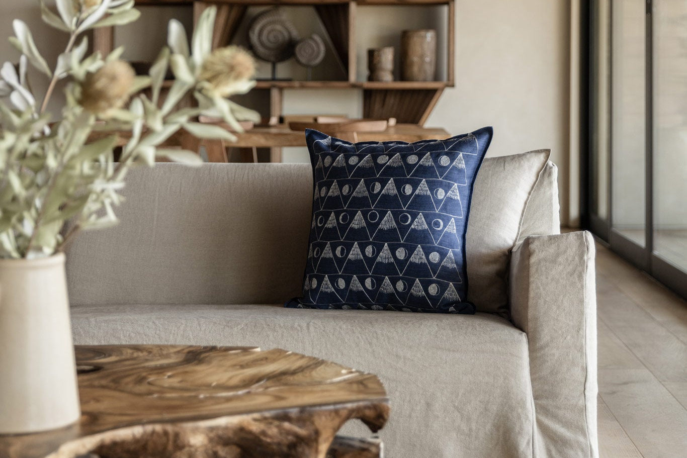 Moon Mountain Pillow