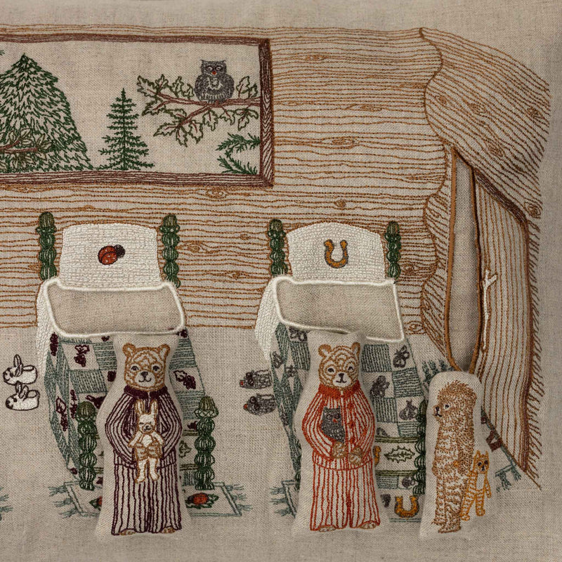 Three Little Bears Pocket Pillow