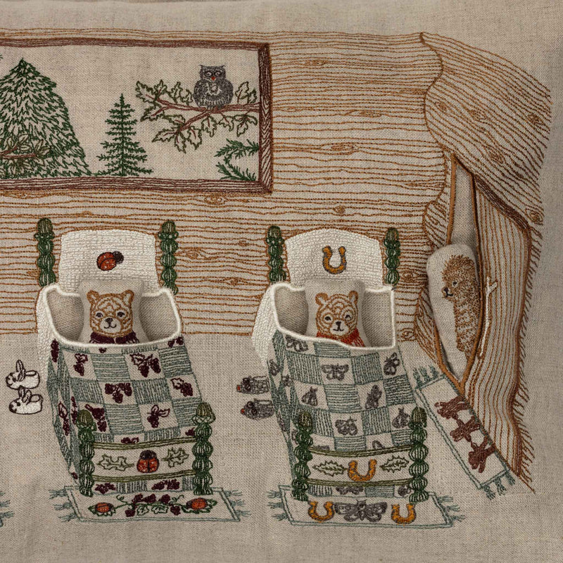 Three Little Bears Pocket Pillow