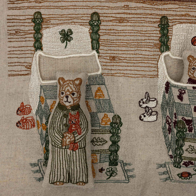 Three Little Bears Pocket Pillow