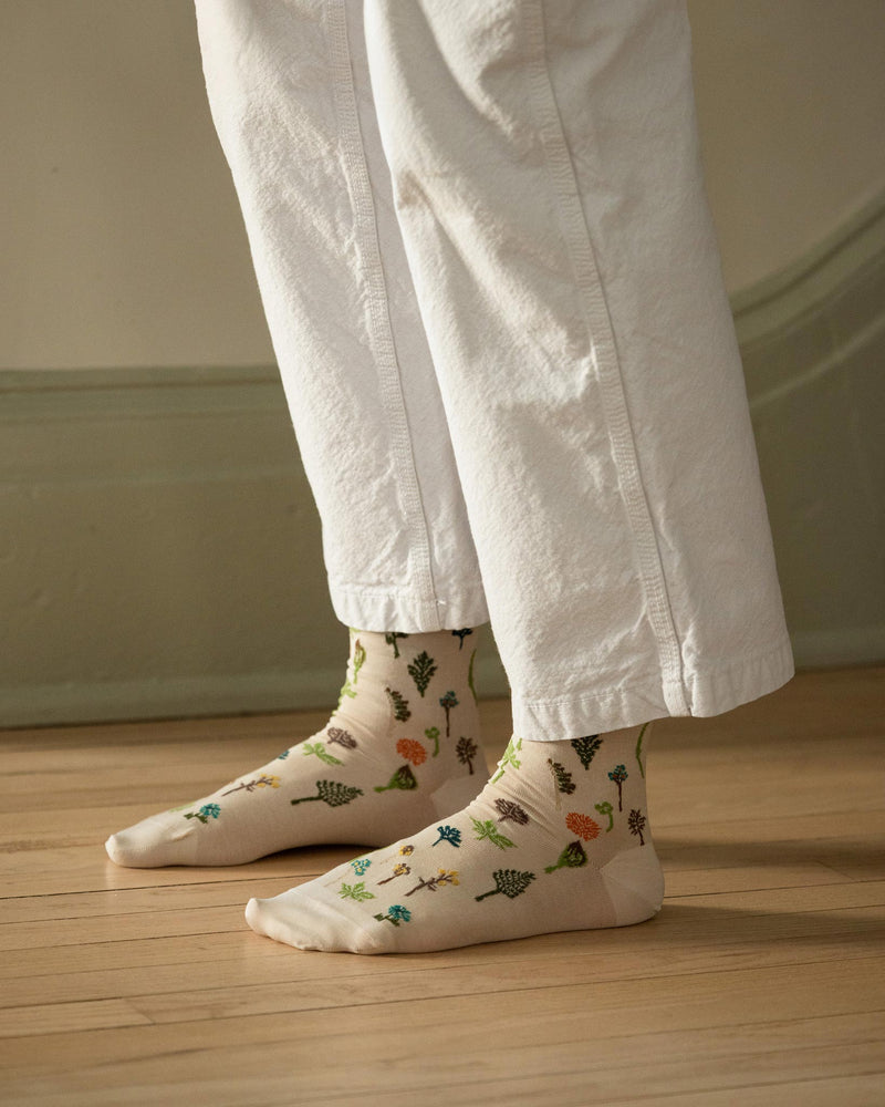 Coral & Tusk x Antipast Garden Ivory Socks