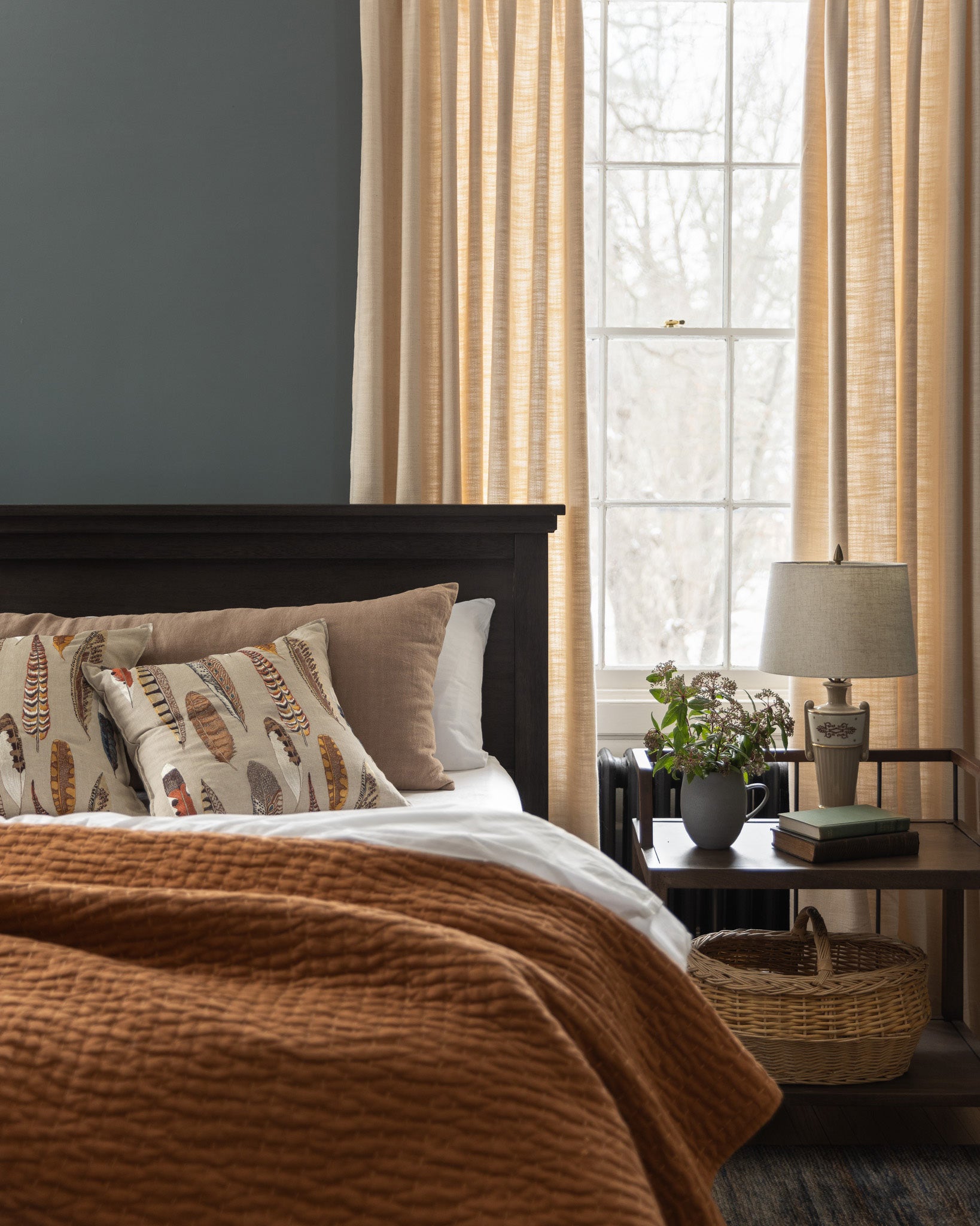 Falling Feathers Pillow