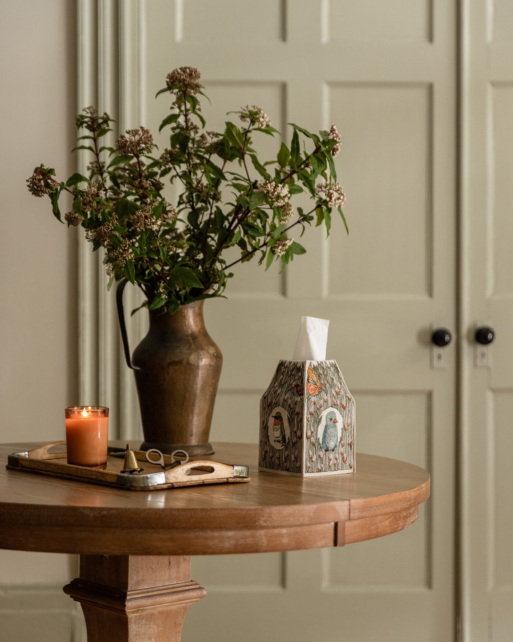 Birdhouse Tissue Box Cover