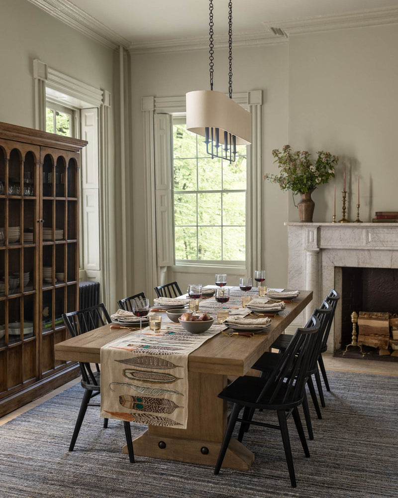 Pheasant Feather Dinner Napkin