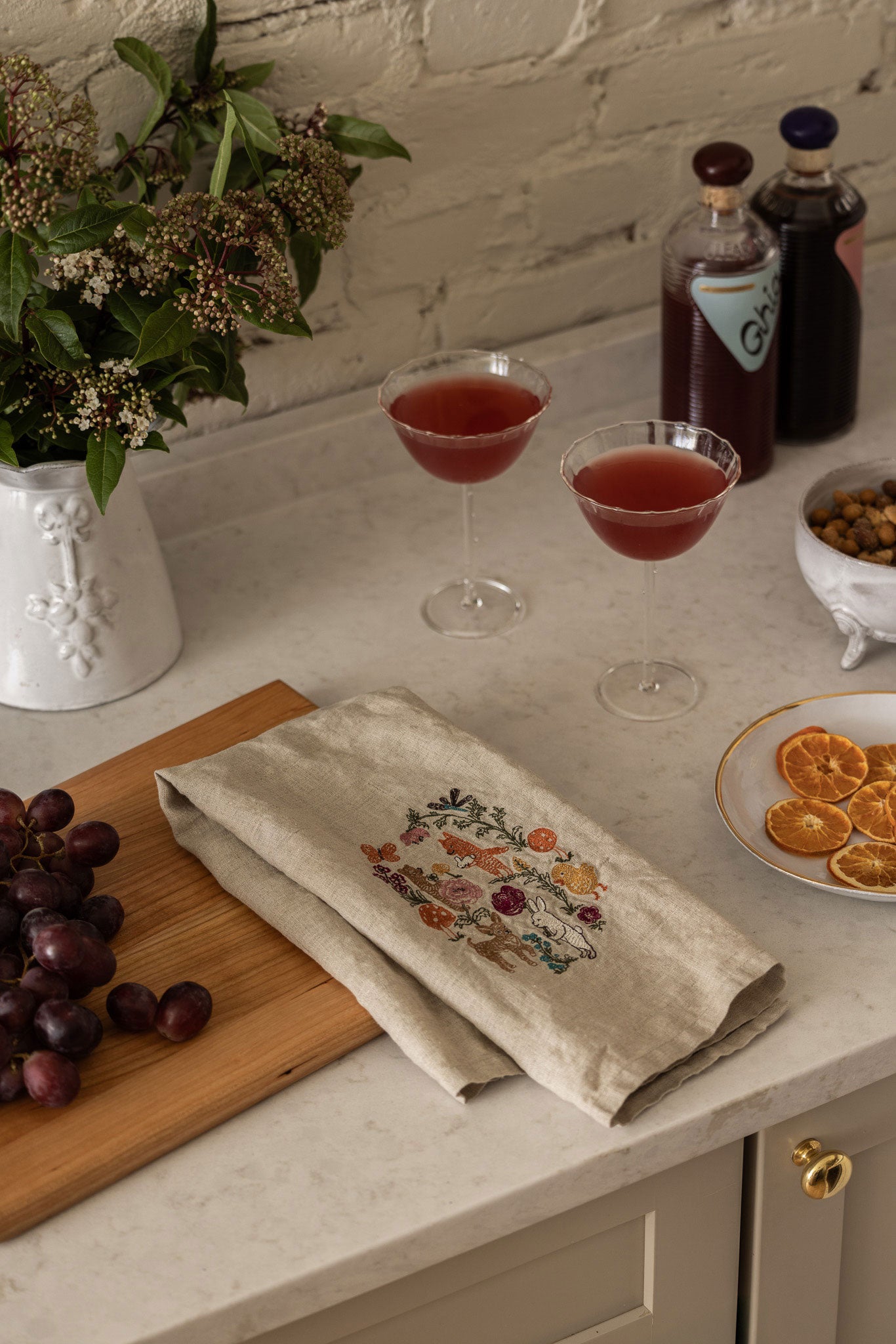 Secret Garden Tea Towel